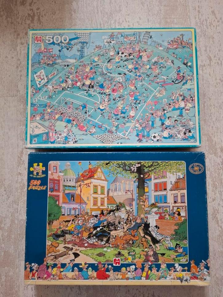 Jan van Haasteren puzzels 500 stukjes, Hobby en Vrije tijd, Denksport en Puzzels, Zo goed als nieuw, Legpuzzel, 500 t/m 1500 stukjes