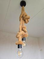 Landelijke touw hanglamp 2-lichts, Ophalen of Verzenden, Minder dan 50 cm