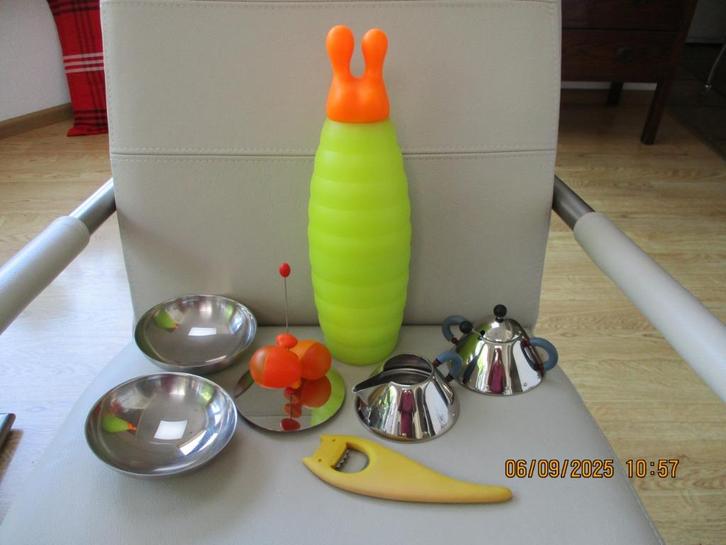 Alessi - design - Italië     ---  LET OP  ---, Huis en Inrichting, Keuken | Keukenbenodigdheden, Gebruikt, Ophalen of Verzenden