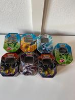 7 pokemon blikken/tins uit 2008 era, Ophalen of Verzenden, Gebruikt, Overige typen