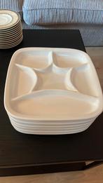 Fondueborden, Huis en Inrichting, Keuken | Servies, Ophalen of Verzenden, Zo goed als nieuw, Bord(en), Overige stijlen