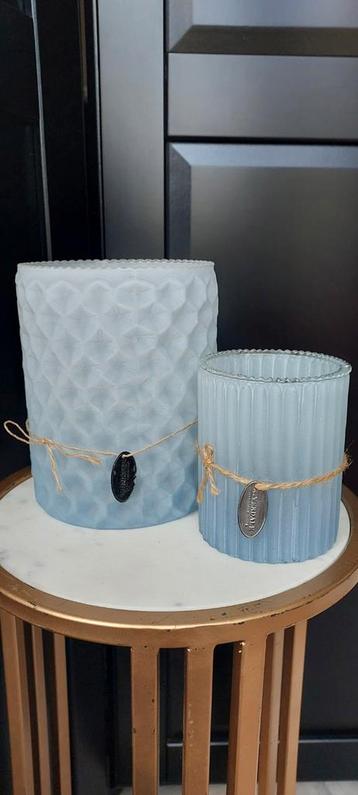 Riverdale Windlicht - Lichtblauw - Als Nieuw beschikbaar voor biedingen