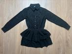 Feestjurk zwart/goud maat 134/140, Kinderen en Baby's, Kinderkleding | Maat 134, Ophalen of Verzenden, Gebruikt, Meisje, Jurk of Rok
