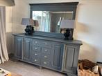 TEAKHOUT DRESSOIR TEAKHOUTEN KAST BUFFET BUFFETKAST 2m Breed, Gebruikt, Teakhout, Ophalen of Verzenden, 200 cm of meer