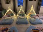 Tipi tent sets voor kinderfeestjes - tot 5 personen, Ophalen of Verzenden, Nieuw, Overige