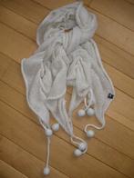 SOHO sjaal ecru goud met balletjes, Maat 46/48 (XL) of groter, Soho, Ophalen of Verzenden, Zo goed als nieuw