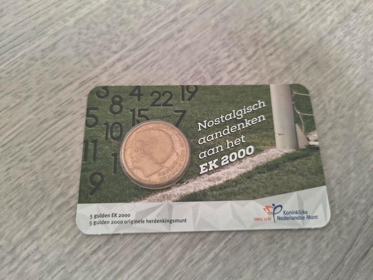 Ek vijfje 2000 + Geluks Dubbeltje 2012 Oranje UNC coincard, Postzegels en Munten, Munten | Nederland, Losse munt, 10 cent, Koningin Beatrix