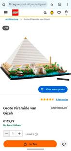 Lego Piramide 21058 nieuw, Kinderen en Baby's, Speelgoed | Duplo en Lego, Ophalen of Verzenden, Nieuw