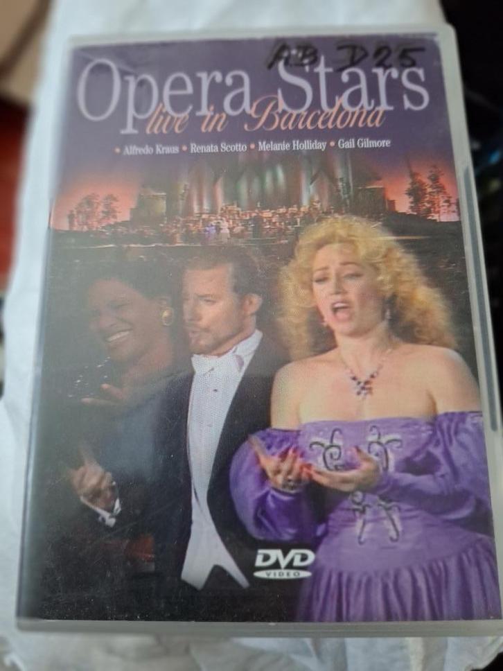 Aangeboden : DVD Opera Stars - live in Barcelona, Cd's en Dvd's, Dvd's | Muziek en Concerten, Zo goed als nieuw, Muziek en Concerten