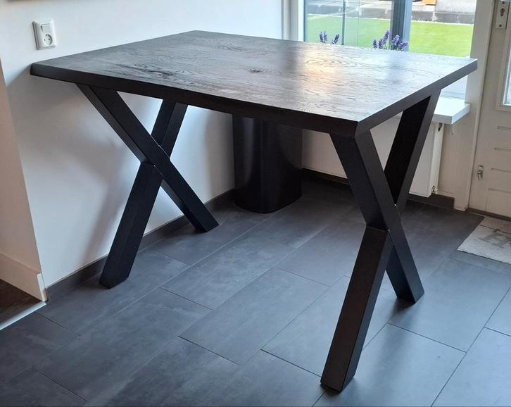 Industriële eettafel / bartafel, Huis en Inrichting, Tafels | Eettafels, 50 tot 100 cm, 100 tot 150 cm, Rechthoekig, Ophalen