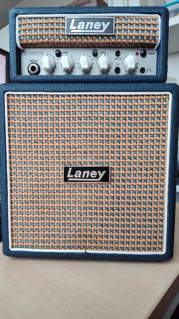 Laney MINISTACK-LION 2x3W gitaarversterker, Audio, Tv en Foto, Luidsprekers, Gebruikt, Front, Rear of Stereo speakers, Minder dan 60 watt
