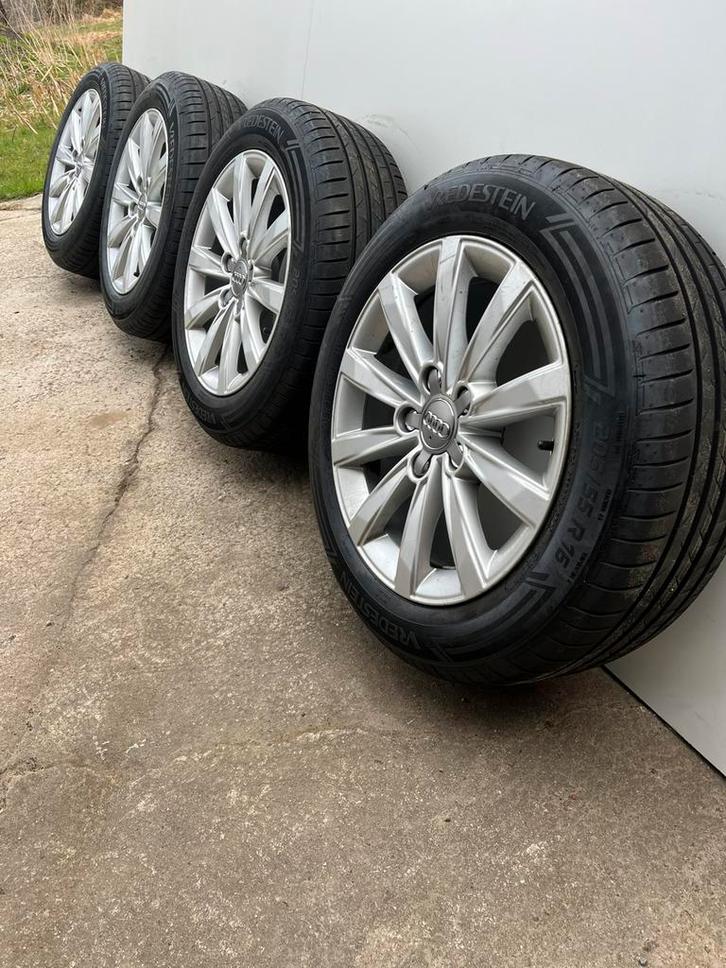 Originele audi A3 velgen met zomerbanden, Auto-onderdelen, Banden en Velgen, Banden en Velgen, Zomerbanden, 16 inch, 205 mm, Ophalen of Verzenden