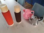 vintage thermosfles/thermoskan. bredemeijer pruttelpot, Ophalen of Verzenden, Gebruikt