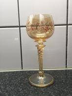 Fritz Heckert Antiek Glas met Bloemmotief, Antiek en Kunst, Antiek | Glas en Kristal, Ophalen