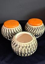 Bristow Pottery Chillington  vintage berkenbast set van 3, Antiek en Kunst, Antiek | Keramiek en Aardewerk, Ophalen of Verzenden
