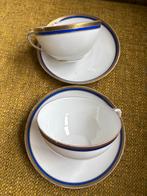 Hutschenreuther Cobalt Kop en Schotel Sets (2), Antiek en Kunst, Antiek | Porselein, Ophalen of Verzenden