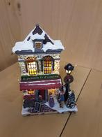 Kerst huis / Hollands huisje / Bloemenwinkel met verlichting, ., Ophalen of Verzenden, Zo goed als nieuw, .