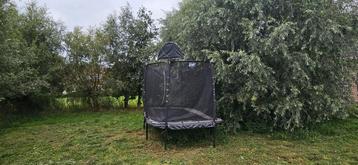 EXIT Elegant Premium trampoline 244x427cm met Basketbal hoop beschikbaar voor biedingen