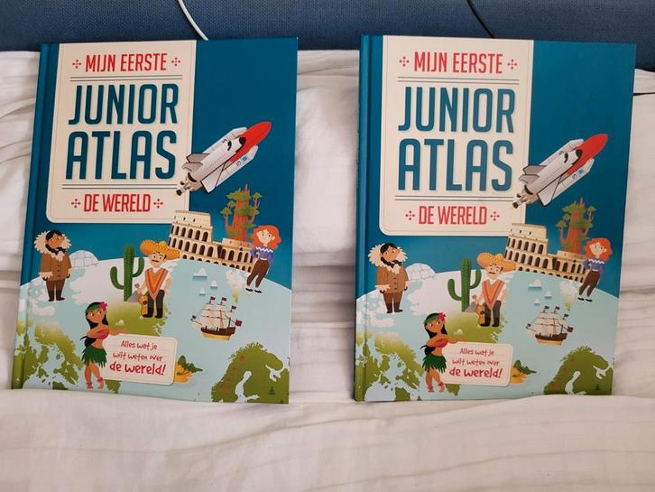 Huizen - Nieuw! Junior Atlas (2 stuks beschikbaar), Boeken, Kinderboeken | Jeugd | onder 10 jaar, Zo goed als nieuw, Non-fictie