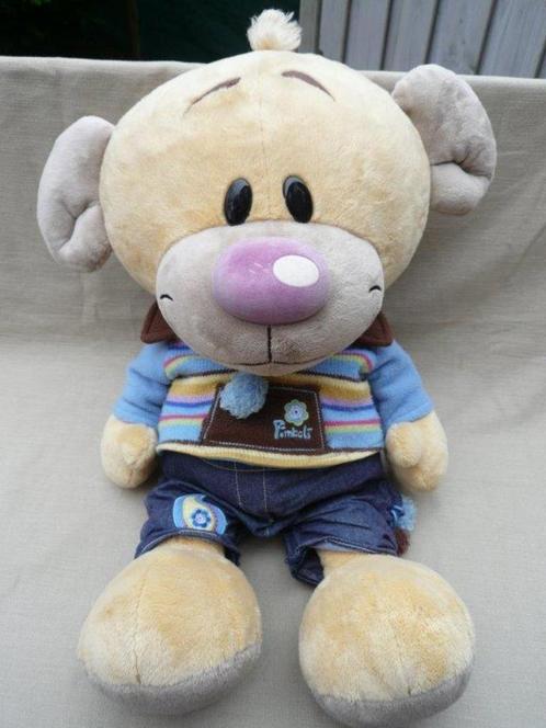 Grote aangeklede Pimboli beer (ca. 60 cm.lang), Verzamelen, Beren en Cherished Teddies, Gebruikt, Stoffen beer, Overige merken
