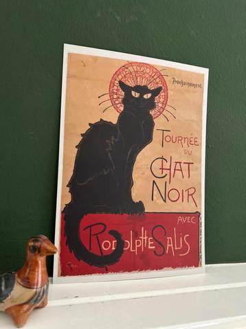 Chat Noir – 1 Wandkunstkaart A4 (2129,7cm) beschikbaar voor biedingen