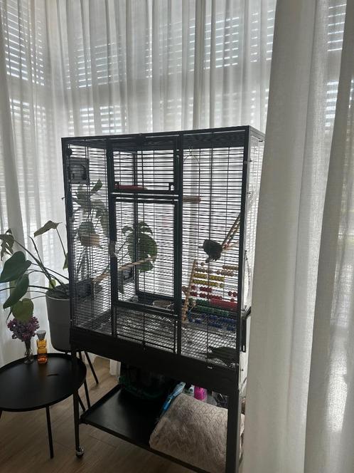 Montana Madeira Single Vogelkooi, Dieren en Toebehoren, Vogels | Hokken en Kooien, Zo goed als nieuw, Vogelkooi, Metaal, Ophalen