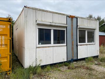 Kantoorunit woonunit 6x6 met keukenblok en toilet beschikbaar voor biedingen