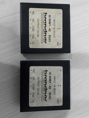 Brandner 12V 4A  SI 50W1-42 DC-DC Converter 2x nieuw beschikbaar voor biedingen