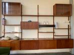 Poul Cadovius by Royal System vintage modulair wandsysteem, Huis en Inrichting, Kasten | Wandmeubels, Gebruikt, 200 cm of meer