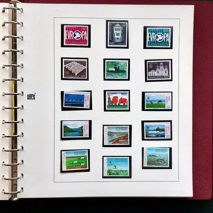 Joegoslavië 1975–1980 serie Europa & natuur postfris, Postzegels en Munten, Postzegels | Europa | Overig, Postfris, Overige landen