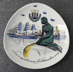 Kleine Zeemeermin Kopenhagen vintage wandbord sierbord, Ophalen of Verzenden, Gebruikt