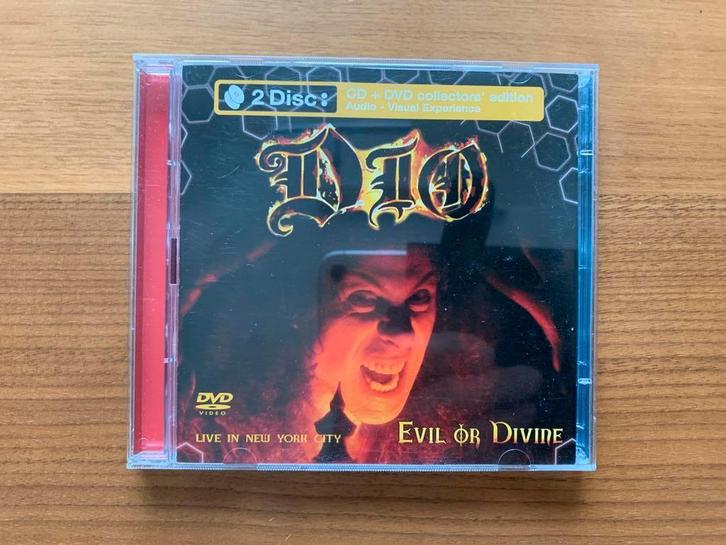 Dio - Evil Or Divine (2 Disc CD + DVD Collectors Edition), Cd's en Dvd's, Dvd's | Muziek en Concerten, Nieuw in verpakking, Muziek en Concerten