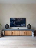 Tv-dressoir betonciré, Ophalen, Zo goed als nieuw, 200 cm of meer, Minder dan 100 cm