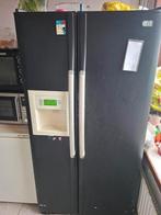 Amerikaanse koelkast, twee deuren, vriezer + koelkast + ijsb, Witgoed en Apparatuur, Koelkasten en IJskasten, Ophalen, 200 liter of meer