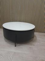 salontafel rond zwart model Santorini van Richmond Interiors, Huis en Inrichting, Tafels | Salontafels, Ophalen, Rond, Nieuw, 50 tot 100 cm