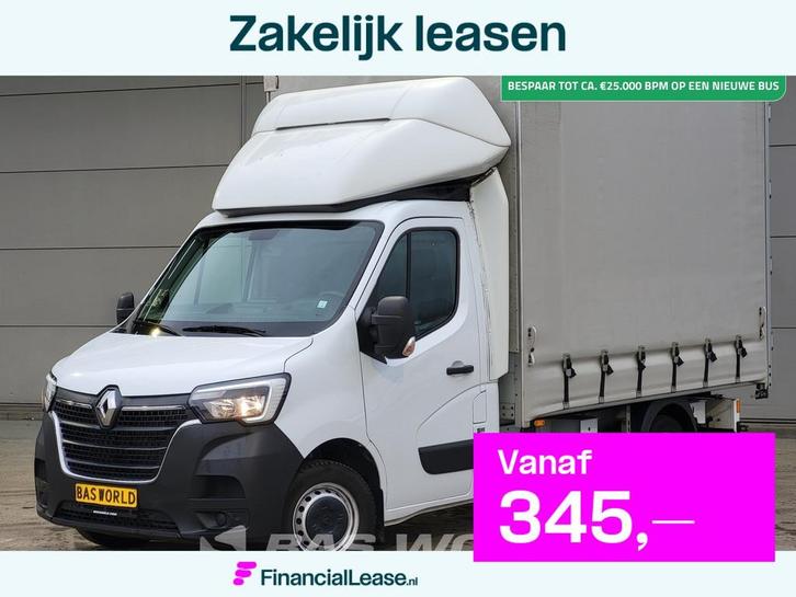 Renault Master 145PK Schuifzeilen Achterdeuren Bakwagen LED, Auto's, Bestelauto's, Bedrijf, Lease, Financial lease, Airconditioning