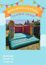 Springkasteel de clown (open) te huur, Ophalen, Zo goed als nieuw, Verjaardag