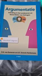 A.F. Snoeck-Henkemans - Argumentie 5e druk, Boeken, Ophalen of Verzenden, A.F. Snoeck-Henkemans; F.H. van Eemeren, Zo goed als nieuw