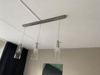 Mooie hanglamp met drie lichtbronnen, Huis en Inrichting, Lampen | Hanglampen, Zo goed als nieuw, 50 tot 75 cm, Ophalen, Glas