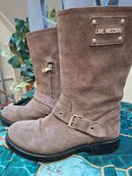 Love moschino laarzen suede maat 40, Ophalen of Verzenden, Zo goed als nieuw, Zwart, Hoge laarzen