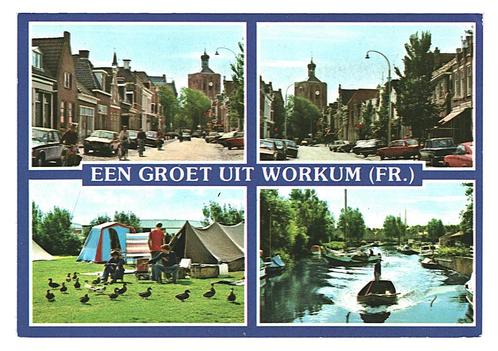 37554	Workum	Friesland	Leuke oude kaart	Onbeschreven, Verzamelen, Ansichtkaarten | Nederland, Ongelopen, Friesland, Ophalen of Verzenden