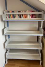 Stevige boekenkast wit metaal, Huis en Inrichting, Kasten | Boekenkasten, 25 tot 50 cm, 100 tot 150 cm, Met plank(en), 150 tot 200 cm