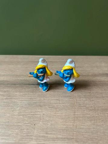 20204 smurf smurfin fluit schlumpf schleich peyo beschikbaar voor biedingen