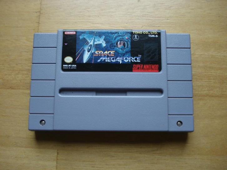 Space megaforce snes usa, Spelcomputers en Games, Games | Nintendo Super NES, Zo goed als nieuw, Avontuur en Actie, 1 speler, Vanaf 3 jaar