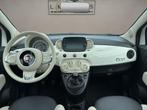 Fiat 500 1.0 Hybrid Dolcevita 2022 BICOLORE | Panoramadak |, Gebruikt, 4 cilinders, 4 stoelen, Leder en Stof