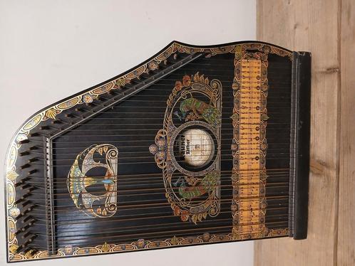 Zither citer tafelharp gebr. Raumer Germany schootharp, Muziek en Instrumenten, Snaarinstrumenten | Harpen, Gebruikt, Ophalen of Verzenden