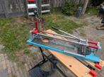 Tegels ijder tot 60 cm, Doe-het-zelf en Verbouw, Gereedschap | Zaagmachines, Ophalen, Gebruikt, 1200 watt of meer, 70 mm of meer