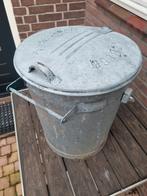 Oude zinken vuilnisemmer AMSTERDAM, Huis en Inrichting, Woonaccessoires | Prullenbakken, Ophalen of Verzenden, Zo goed als nieuw