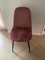 2 stoelen, velvet oud roze, Huis en Inrichting, Stoelen, Ophalen, Zo goed als nieuw, Overige kleuren, Twee