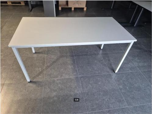 Kantinetafel 160 x 80 cm grijs / grijs € 40,-, Huis en Inrichting, Bureaus, Gebruikt, Bureau, Ophalen